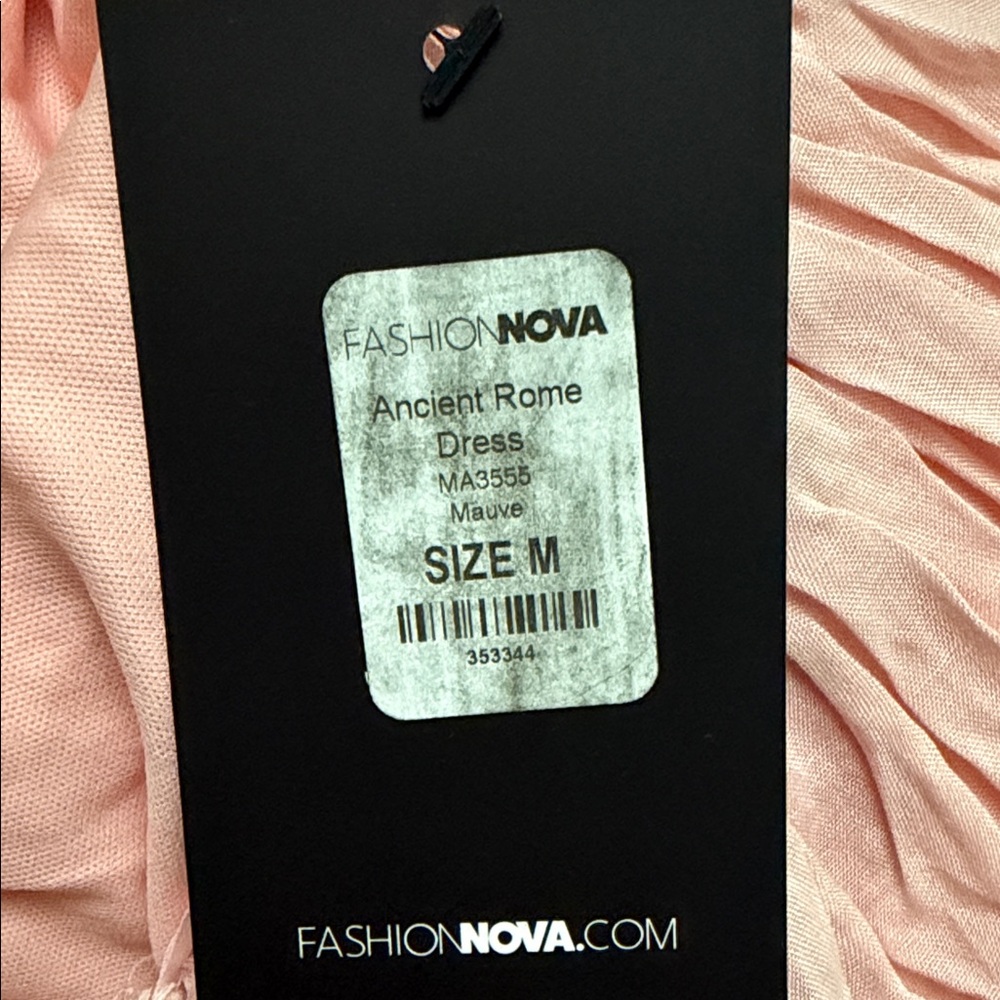 Fashion Nova Blush Lace Maxi Dress - Picture 2 of 2